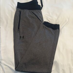 Under Armour Men’s Charcoal Joggers (loose fit- lightweight fabric)